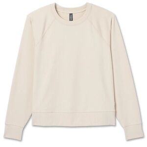 Vuori Long Sleeve “Halo Crew” in Milkweed Heather - size XL